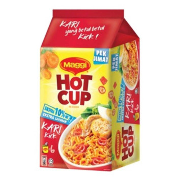 Maggi Hot Cup Mee - Curry [1pack-6cup] A2R1B78 EOL-11/1/2017